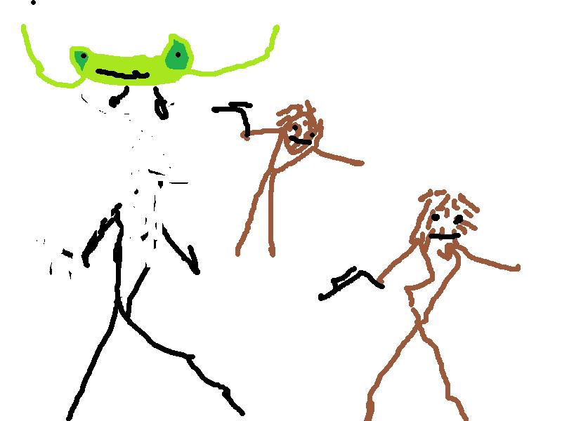 a frog and chewbaccas