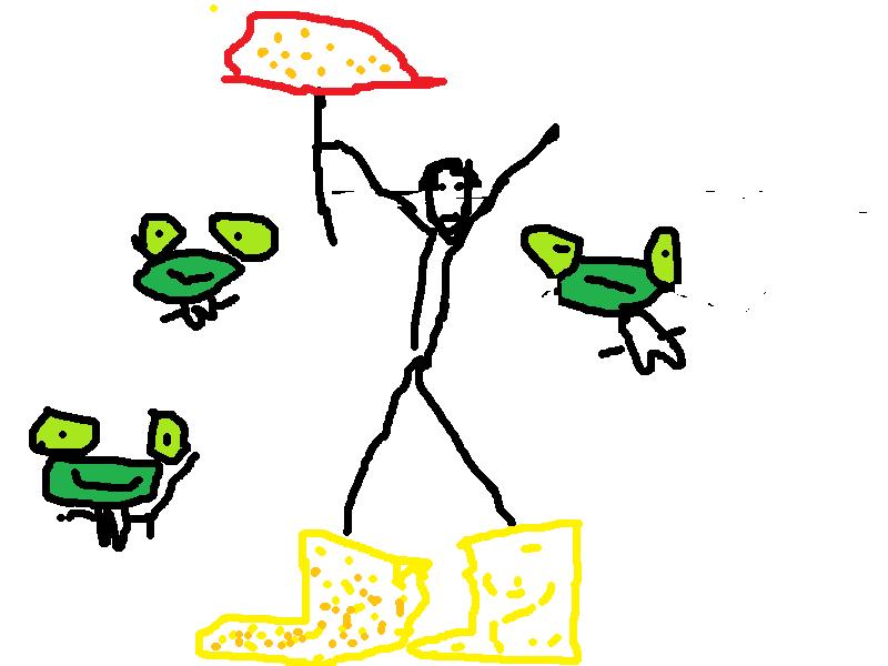 frogs and rain